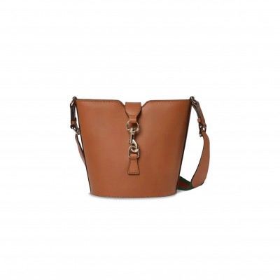 GUCCI LEATHER MINI BUCKET 782908 (20.5*18.5*12.5cm)